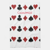 Spelen Kaart Suits Thunder_Cove Theedoek (Verticaal)