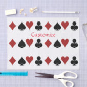 Spelen Kaart Suits Thunder_Cove Tissuepapier (Craft)