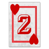 spelen Kaart tafel nummers (No.2) (Achterkant)