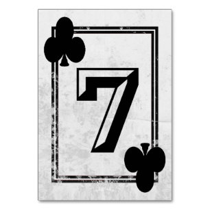  spelen Kaart tafel nummers (nr.7)