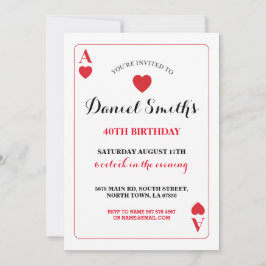 Spelen Kaart Verjaardag Ace Vegas Nodig elke leeft