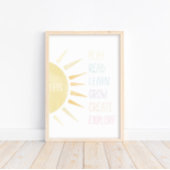 Spelen Lees Leren Grow Creëer Verkennen Poster