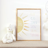 Spelen Lees Leren Grow Creëer Verkennen Poster