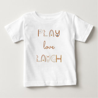 Spelen Liefde Lach baby T-shirt