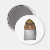 Spelen met aardappelen - de aardappelneus magneet (Voorkant / Achterkant)