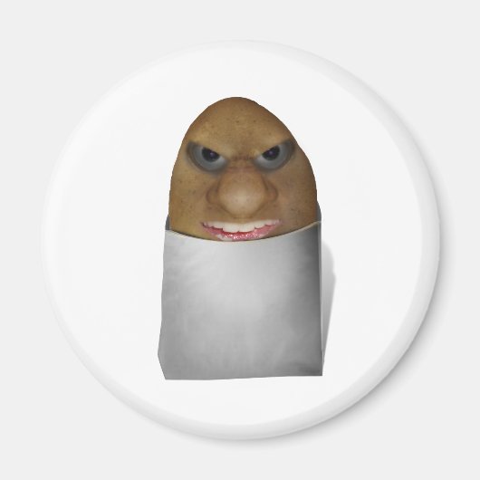 Spelen met aardappelen - de aardappelneus magneet (Voorkant)