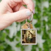 Spelen met baby, 19e eeuw sleutelhanger (Hand)