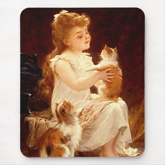 Spelen met de kitten muismat (Voorkant)