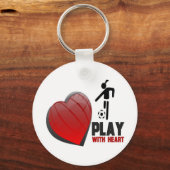 SPELEN MET HARTMEISJE SLEUTELHANGER (Voorkant)