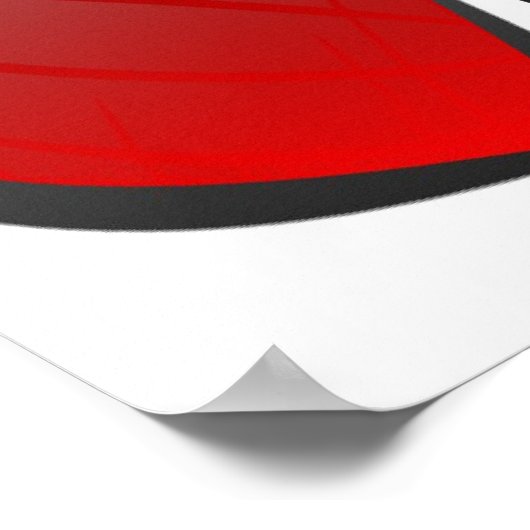 SPELEN MET HARTPOSTER POSTER (Hoek)