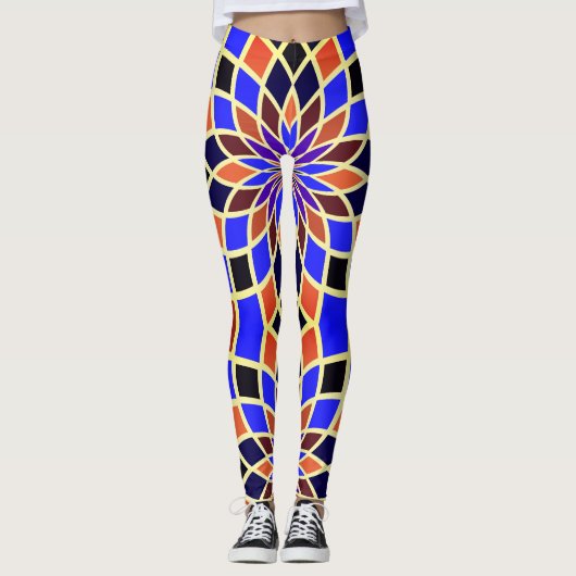 Spelen met kleuren leggings (Voorkant)