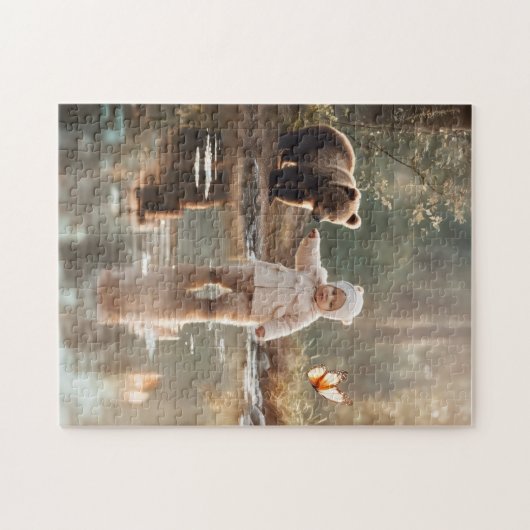 Spelen met mijn teddybeer legpuzzel (Horizontaal)