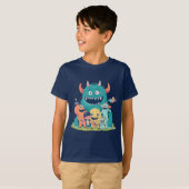 Spelen met Monsters T-shirt (Voorkant volledig)