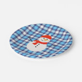 Spelen met Snowman Papieren Bordje (Gekanteld)