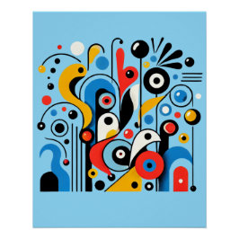 Spelen op het veld perfect poster