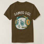 Spelen Panda Video Game Player Computer Panda L T-shirt (Design voorkant)
