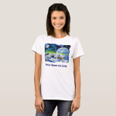 Spelen Polar Beer Cubs Schattige Wildlife Art Shir T-shirt (Voorkant volledig)