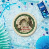  spelen teckel honden kerstvakantie papieren bordje (Feest)