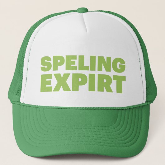 SPELEN VAN EXPIRT leuke slogan trucker hat Trucker Pet (Voorkant)