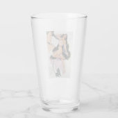 SPELEN VAN GIRL PINT GLASS GLAS (Achterkant)