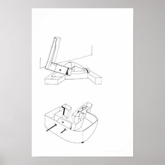 Spelen van het gebouw de Monogram van de LAG Teken Poster (Voorkant)