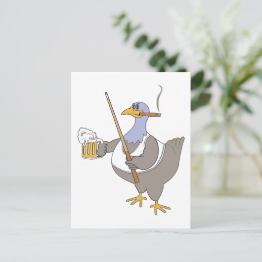 Spelen van poolhaai briefkaart (Staand voorkant)