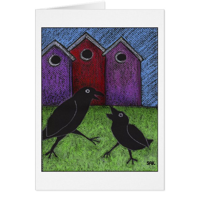 Spelen van zwarte vogels (Voorkant)