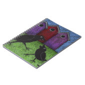 Spelen van zwarte vogels notitieboek (Linkerzijde)