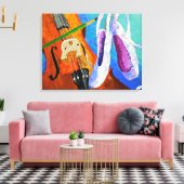 Spelen Verf Pointe 11x14 Verpakt Canvas door panop (Insitu (Woonkamer))