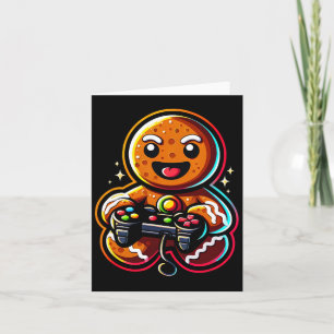 Spelen Video Game Controller Gamer Kerstmis Kaart