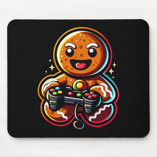 Spelen Video Game Controller Gamer Kerstmis Muismat (Voorkant)
