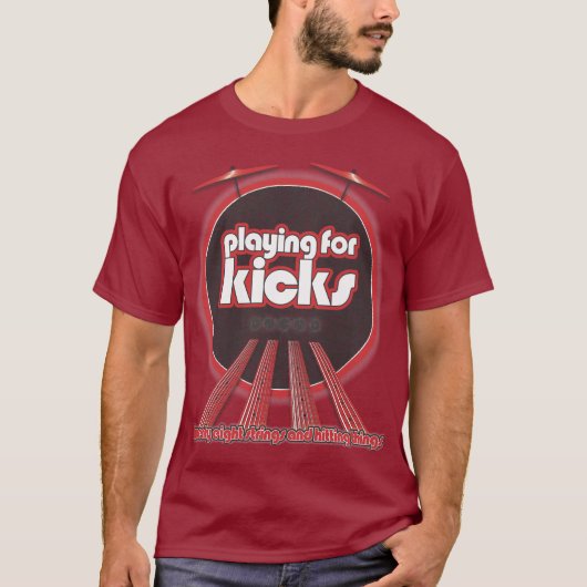 Spelen voor KIKKEN 28 koorden T-shirt (Voorkant)