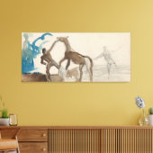Spelen voor kinderen canvas afdruk (Insitu (Woonkamer))