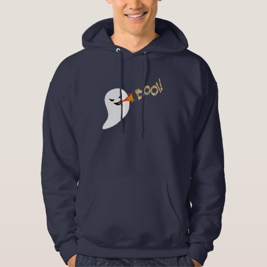 Spelende en zingende spook hoodie (Voorkant)