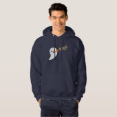 Spelende en zingende spook hoodie (Voorkant volledig)