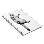 Spelende inspiratie in monochroom notitieboek (Rechterzijde)