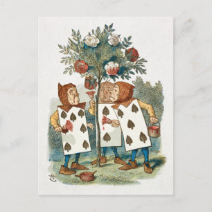 Spelende Kaarten Illustratie The Nursery Alice