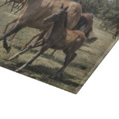 Spelende Paarden Rennen Scene Snijplank (Hoek)