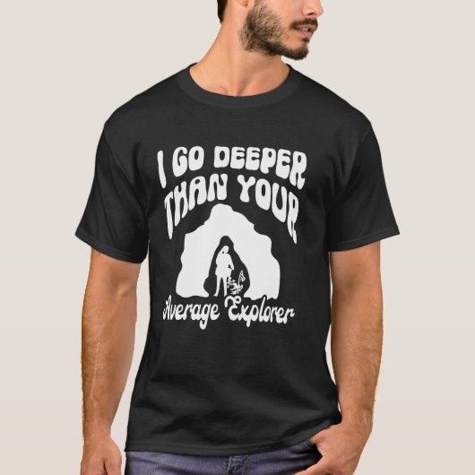 Speleologie Speleologen T-shirt (Voorkant)