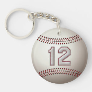 Speler 12 - Koel Baseball Stitches Sleutelhanger