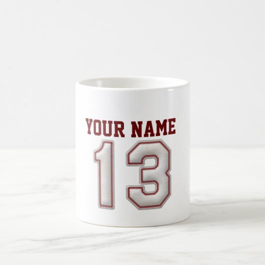 Speler 13 - Koel Baseball Stitches Koffiemok (Center)