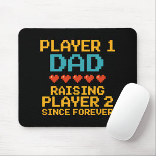 Speler 1 Dad Retro Gamer Muismat