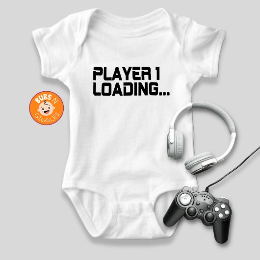 Speler 1 Gamer Moeder Zwangerschapsaankondiging aa Romper