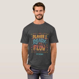 Speler 1 Klaar om Retro Arcade Gamer Persoonlijk t T-shirt