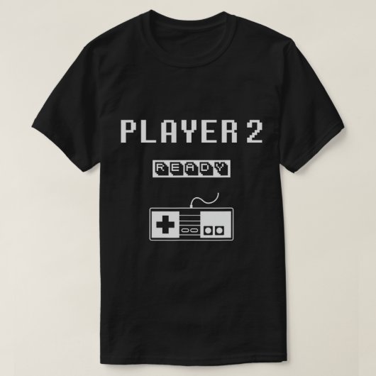 Speler 1 klaar speler 2 reto spel... Pa da T-shirt (Design voorkant)