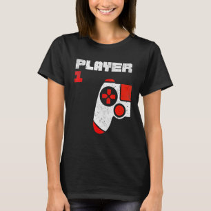 Speler 1 Speler 2 Gamer Matching Broers Vrienden T-shirt