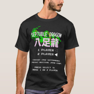 Speler 2 dragon atari gamer retro t-shirt