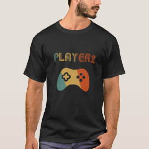 speler 2 Gamerparen die Speler 1 P aanpassen T-shirt