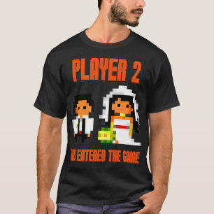 Speler 2 heeft de videogamer van de Weddenschap va T-shirt