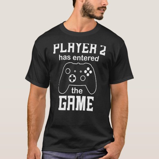 Speler 2 is in het spel gekomen t-shirt (Voorkant)